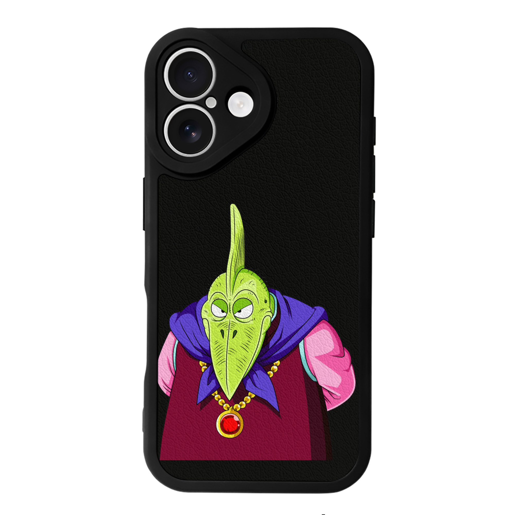 （画像用） ドラゴンボール DRAGON BALL 【iPhone 16シリーズ対応】シリコンスマホケース（レザー調） 材質：シリコン